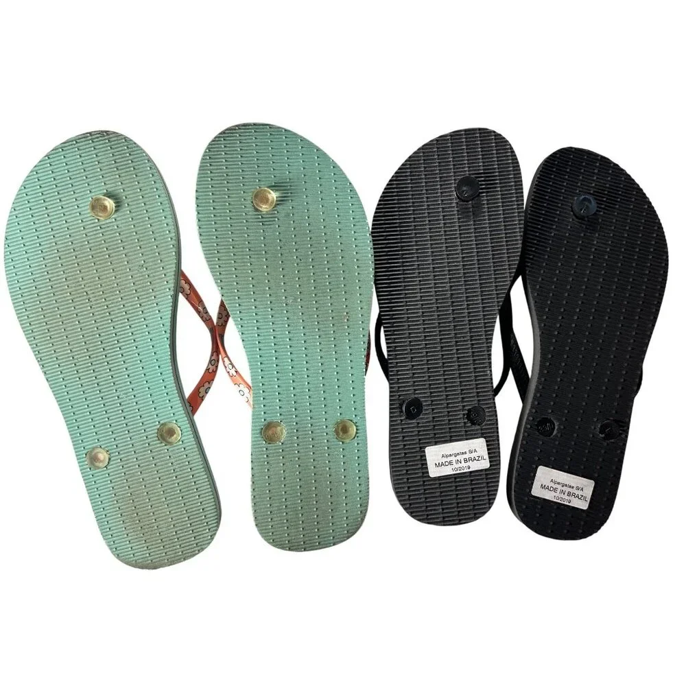 Havaianas and Vera Bradley Womens Flip-Flops Lot - Floral Prints 9/10 US - Picture 8 of 10